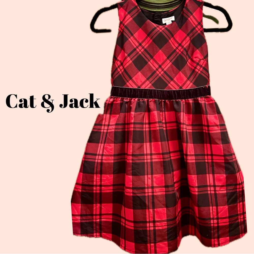 Cat & Jack Plaid Dress ♥️ 🖤 ♥️
